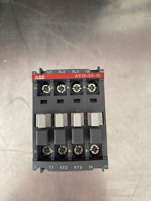 ABB AX18-30-10 Contactor New Old Stock No Original Packaging 20 Available