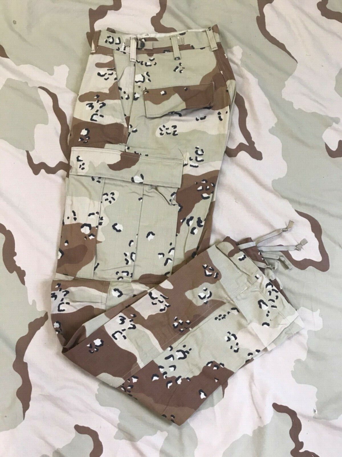GI VINTAGE CAMO BDU PANTS 6 COLOR DESERT STORM CAMOUFLAGE GI VINTAGE CAMO BDU PANTS 6 COLOR DESERT STORM CAMOUFLAGE