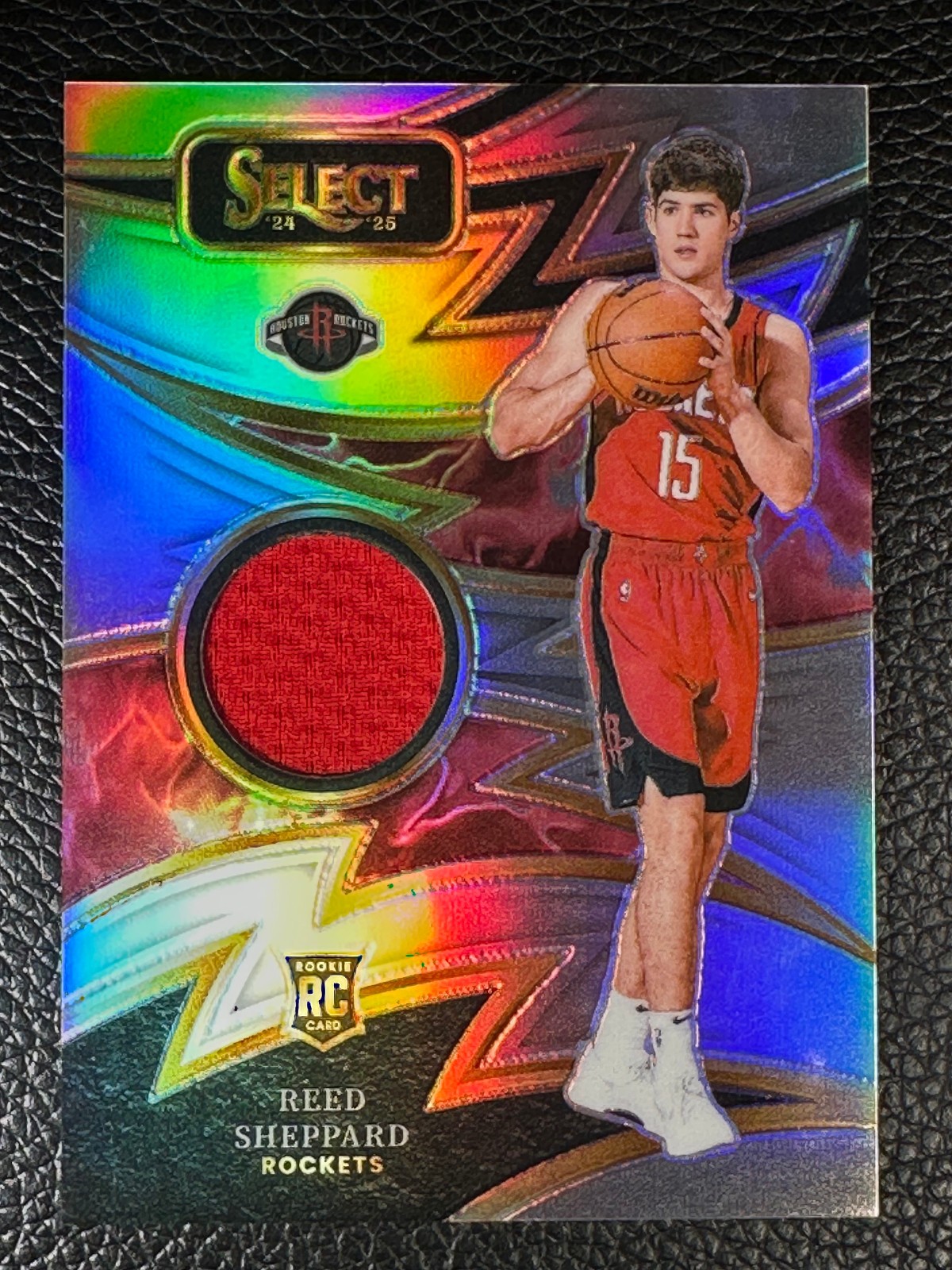 2024 Panini Select Sparks Silver Prizm Reed Sheppard Jersey RC Rookie