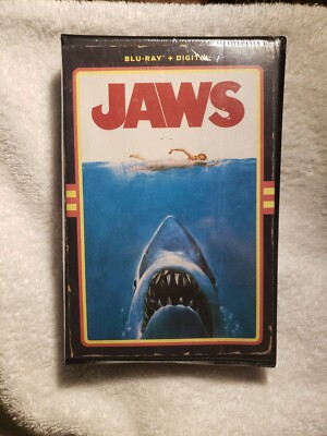 Jaws bluray retro VHS case NEW rare
