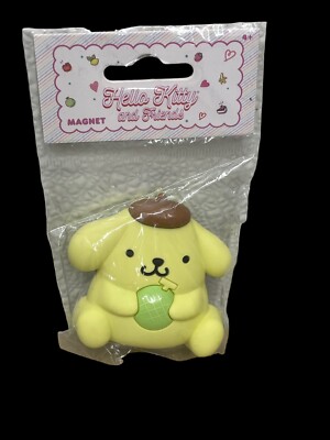 NEW/UNOPENED! Hello Kitty And Friends Pompompurin 3D Magnet!