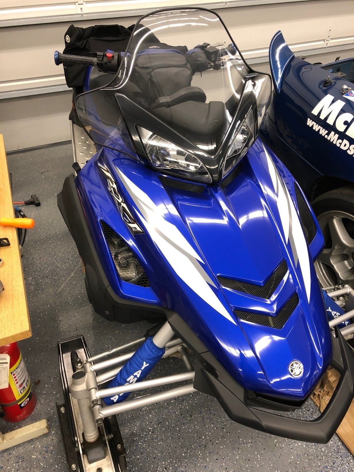 2003 Yamaha RX -1 ER Blue Low Miles 342 Miles, Remote Oil Filters, Bags belt