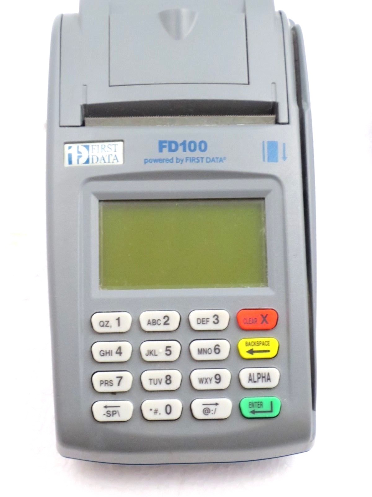 First Data FD100 FD-100 Credit Card Reader Terminal + FD-10 Pin Pad (TESTED WORK