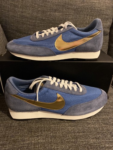 NIKE DBREAK DAYBREAK SP OCEAN FOG BLUE-METALLIC GOLD SZ 14