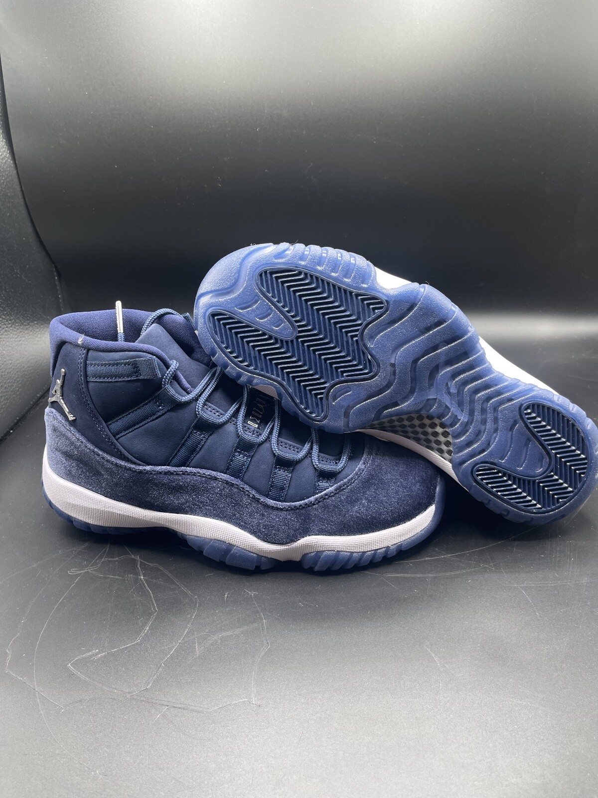 シューズ(女性用) Nike Air Jordan 11 \" Midnight Navy \" Women's Nike Air Jordan 11 Retro Midnight Navy Blue Metallic