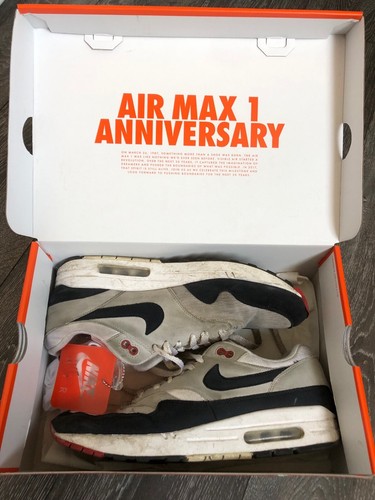 Detalles de NIKE MAX 1 og OBSIDIAN aniversario AIR UK 10US 11UE 45 Usado En Caja ver título original Detalles de NIKE MAX 1 og OBSIDIAN aniversario AIR UK 10US 11UE 45 Usado En Caja ver título original