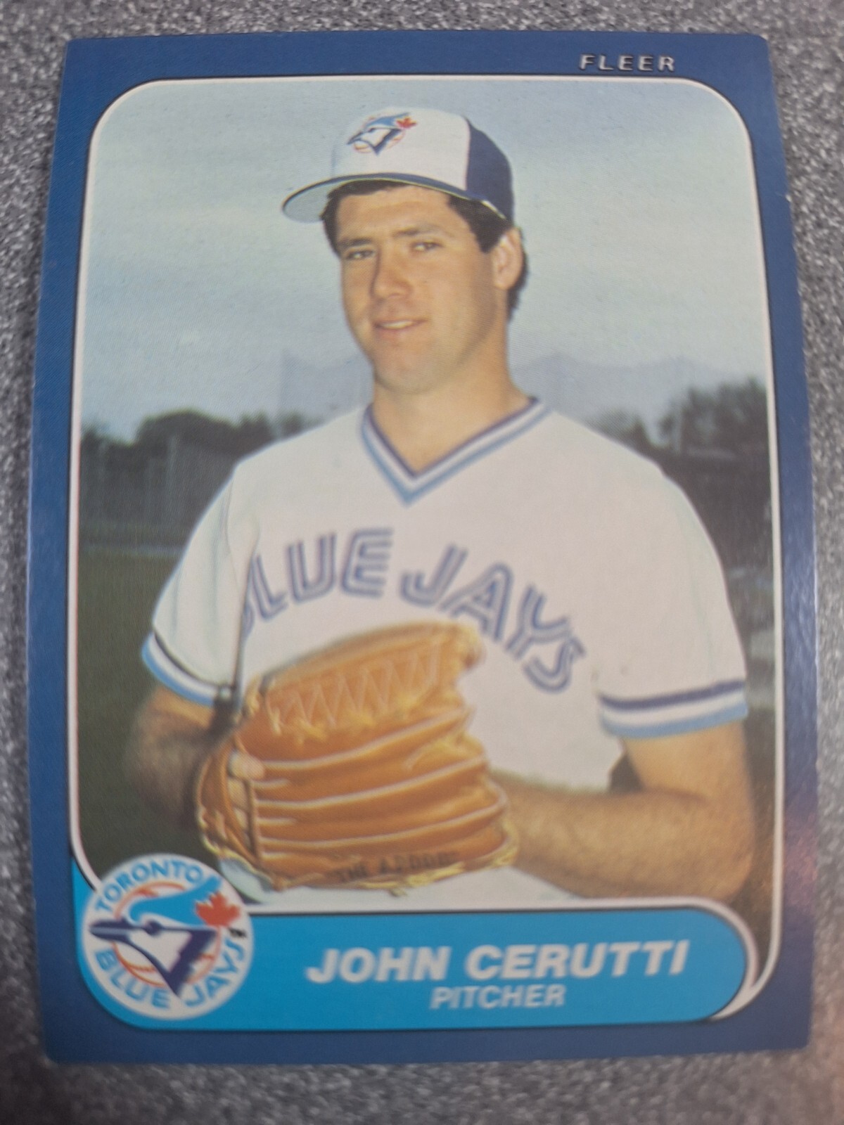 1986 Fleer Update - #U-24 John Cerutti (RC) y131