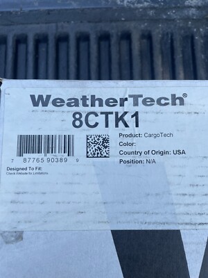 WeatherTech CargoTech Cargo Containment System SET OF 4 Made in USA  NEW 8ctk1
