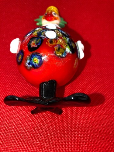 MURANO STYLE GLASS CLOWN FIGURINE 4