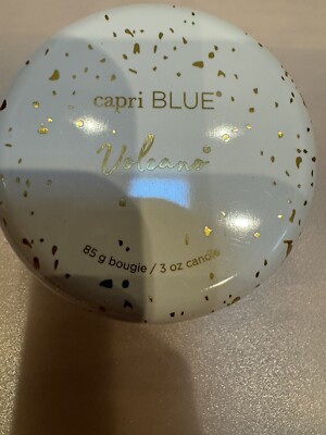 Capri Blue Volcano White Mini Tin, 3 oz (new)