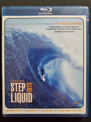Step Into Liquid (Blu-ray) Dana Brown Surfing 2003 Region 1 USA NEW SEALED