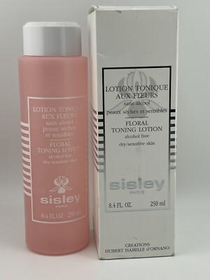 Sisley Floral Toning Lotion Alcohol-Free Dry/Sensitive Skin 8.4 oz./ 250 ml. New