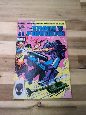 Transformers #6 Marvel Comics 1985  19¢ Combine Ship