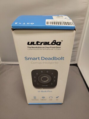 Ultraloq U-BOLT-PRO-UB01 Bluetooth Enabled Fingerprint and Keypad Smart Deadbolt