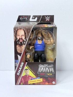 WWE Elite Monday Night Wars Shark Chase Series 8 Michael Cole Baf Mattel