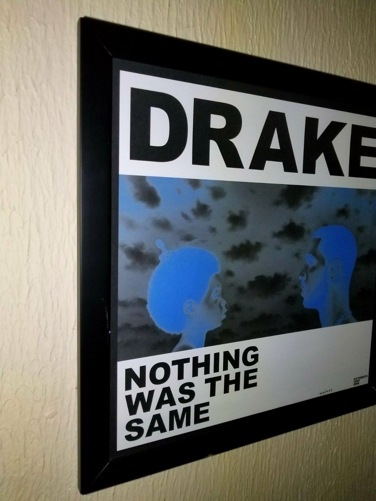 RARE, NUMBERED #434/10024 INVERTED COLORS Drake OVO NWTS 18