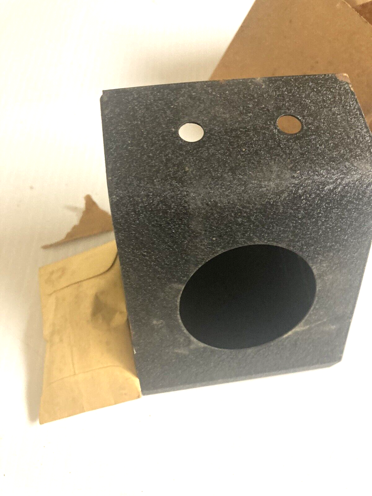 BUD CASE FOR 2 INCH METER - NOS - BLACK CRACKLE FROM HAM RADIO ESTATE FOR VOLTS