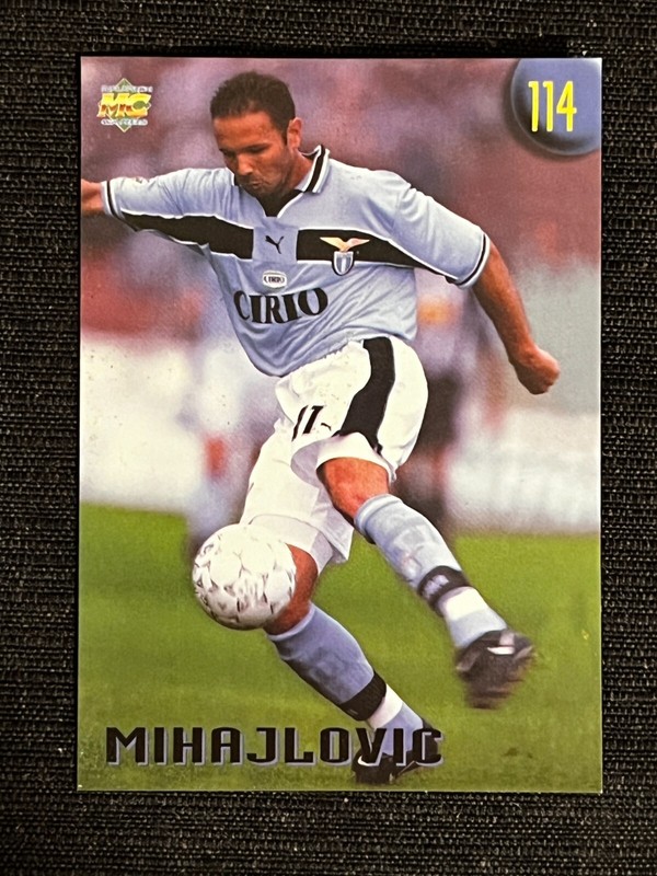 Card Sinisa Mihajlovic Lazio # 114 Mundi Cromo Calciatori 2000 Nera No Panini