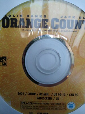 Orange County (DVD disc only, 2002, Sensormatic) widescreen