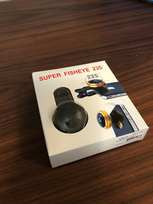 Universal Clip-On 235 Degree Super Fish Eye Camera Lens for smart phones fisheye