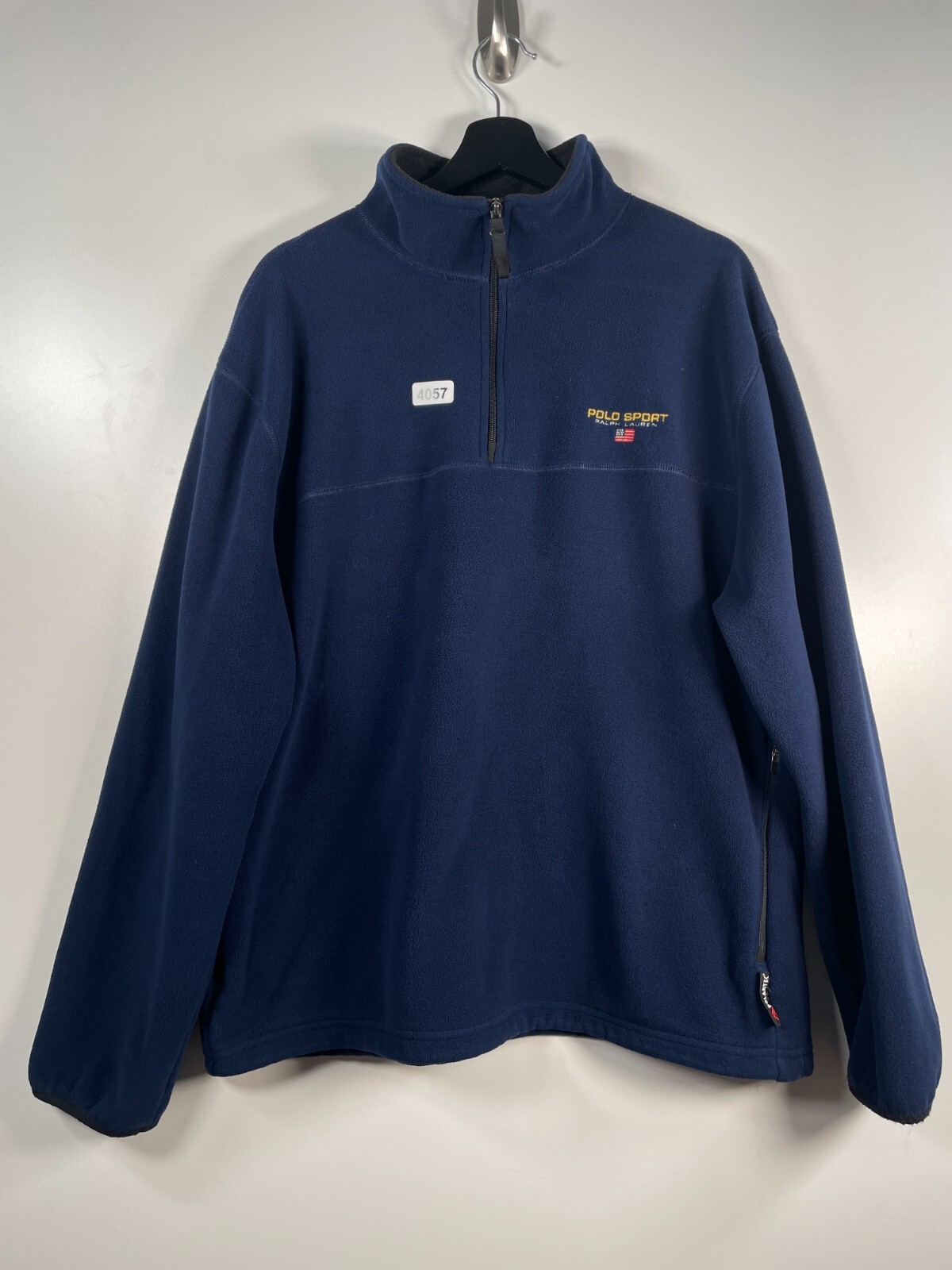 Vtg Polo Sport Ralph Lauren Mens 1/4 Zip Polartec Fleece