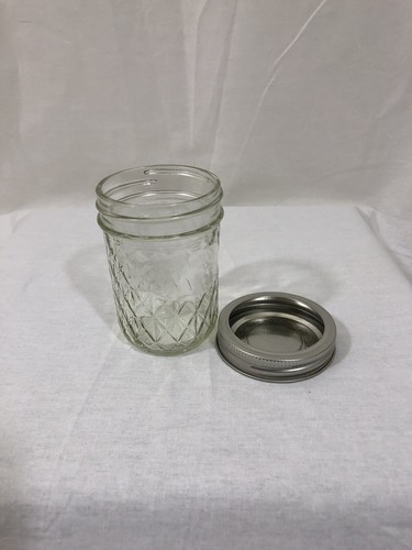 Lot of 6 Ball 8 Oz Canning Jars AND Lot of 9 Off Brand 4 Oz Canning Jars