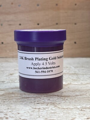 24K Brush Gold Plating Solution,