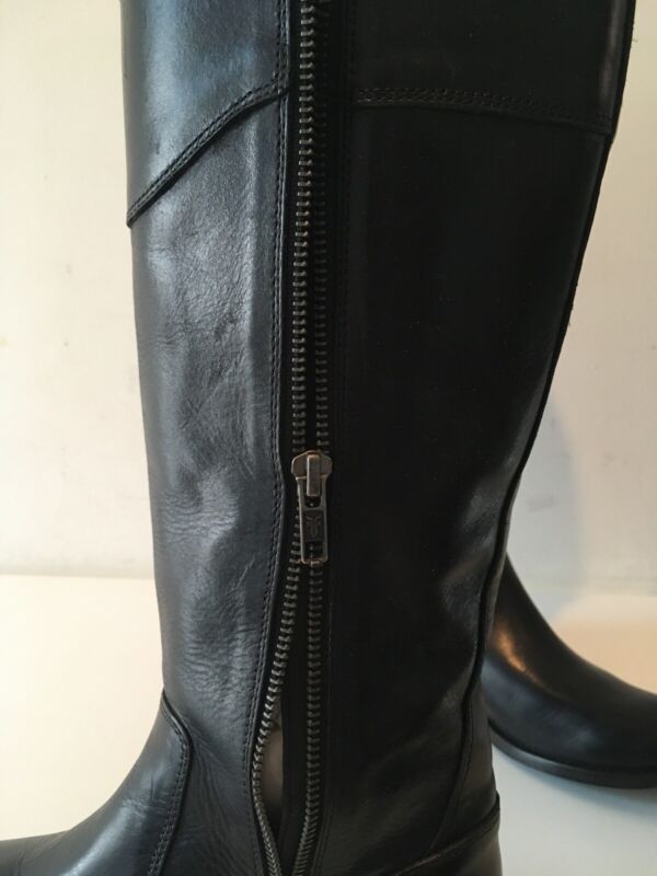 FRYE Women's Molly Button Tall-SMVLE Riding Boot US 7 **Rightside broken zipper 190918358666 | eBay