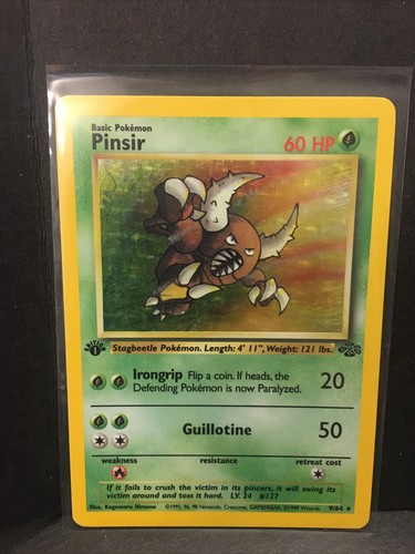 ポケモン - Pinsir カイロス 1ED 1st Edition 英語版 9/64 Pinsir 9/64 1st Edition Holo | eBay