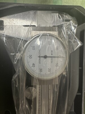 Shockproof 0-6'' Vernier Caliper .001'' with Case Excellent Condition