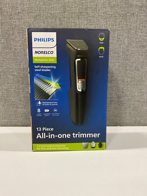 Philips Norelco Multi Groomer All-in-One Trimmer Series 3000-13 Piece