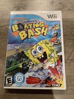 SpongeBob's Boating Bash; Boxed (Nintendo Wii, 2010)
