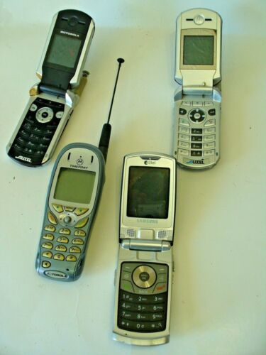 Vintage Cell Phones Lot of 4: Untested 
