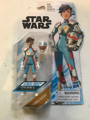 Star Wars Resistance TV Series TORRA DOZA 3.75in Action Figure IN STOCK Disney