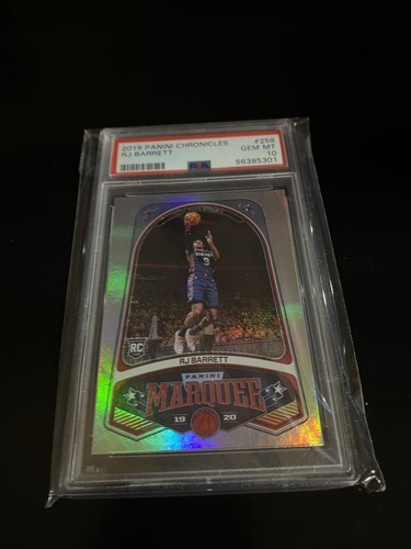 2019 PANINI CHRONICLES RJ BARRETT PSA 10 GEM MINT RC ROOKIE