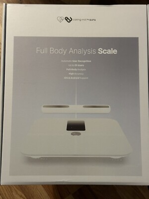 Caring Mill By Aura Full Body Analysis Weight Smart Scale W/ Bluetooth & More