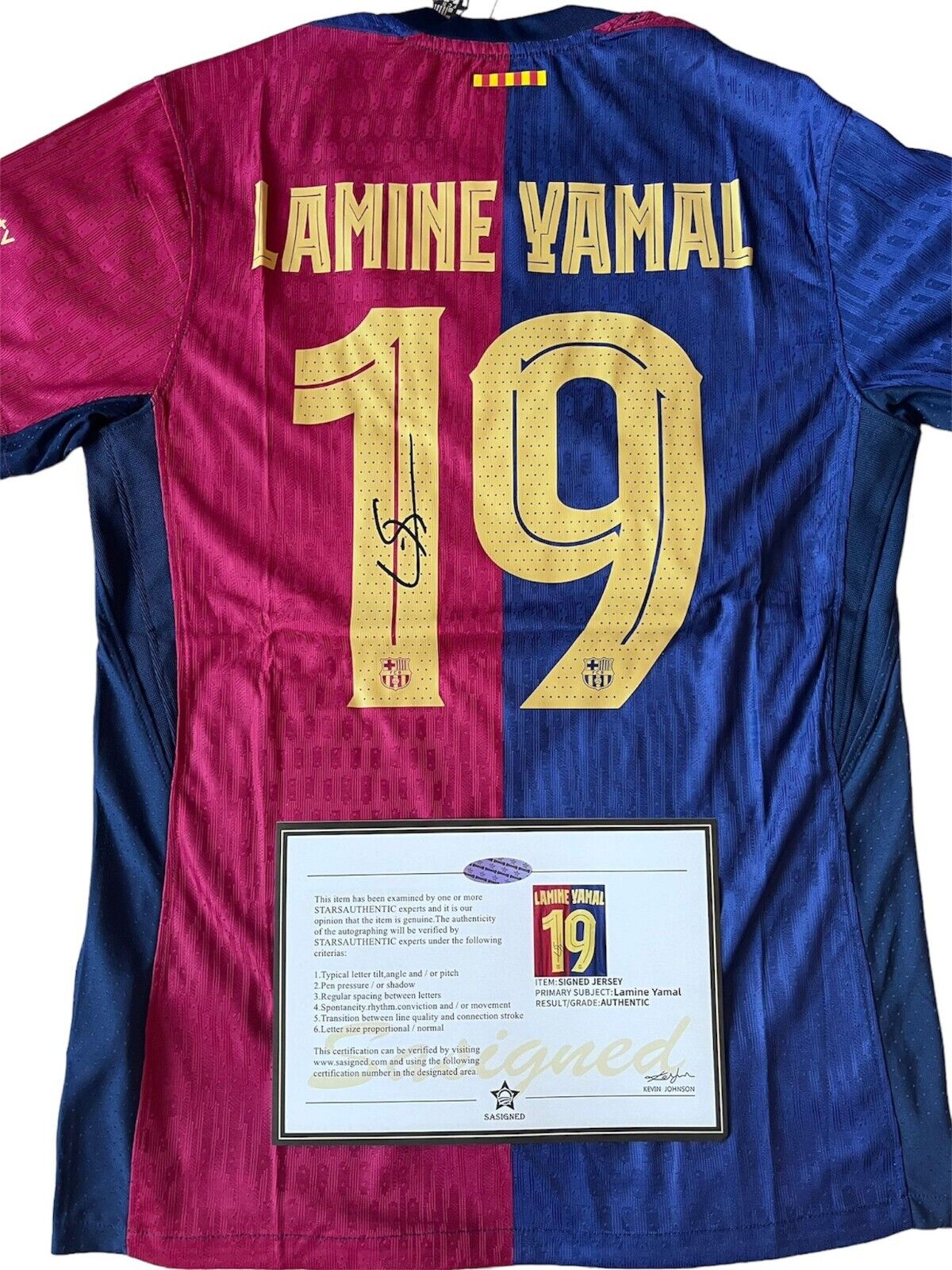 2024/25 Lamine Yamal Signed Printed Jersey Barcelona 2024/25 Lamine Yamal Signed Printed Jersey Barcelona