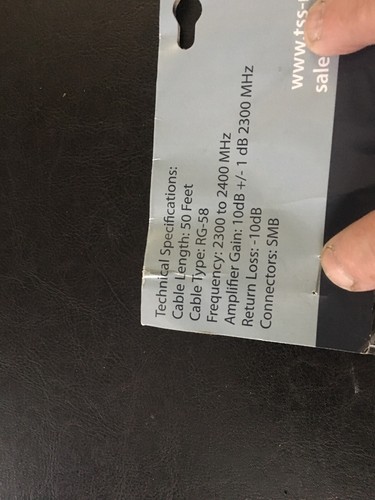 EUC SIRIUS Satellite Radio Antenna Extension Cable, 50’, 14230 TSS-14230