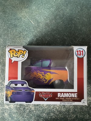 RAMONE FUNKO POP #131 Vinyl Figure Disney Pixar CARS #131 Purple with flames