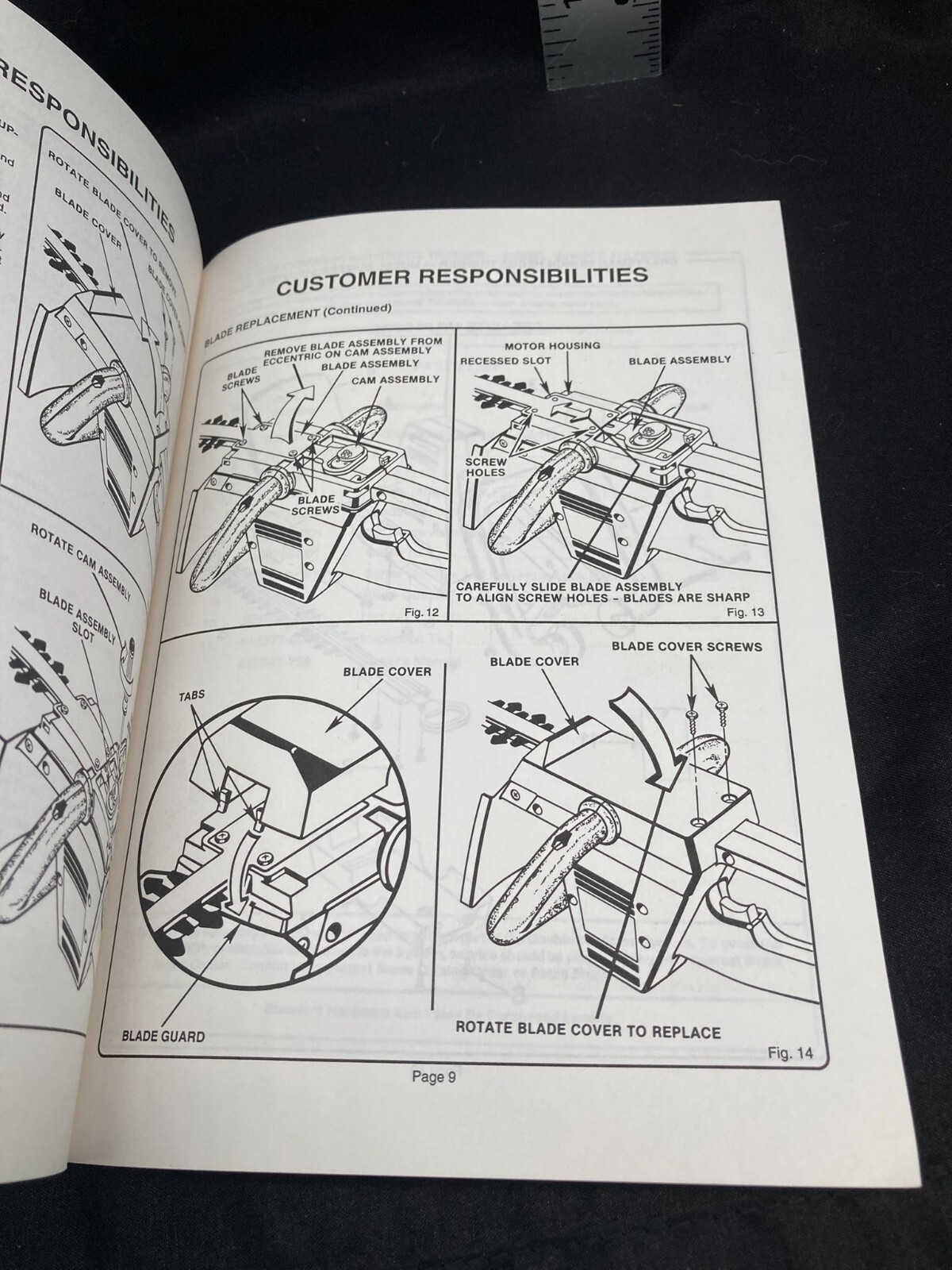 Sears Craftsman 20 Electric Inch Hedge Trimmer Model 315.797650 Owners Manual
