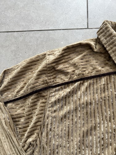 Vintage 90s Y2K LA Gate Velvet Velour Soft Long Sleeve Made In USA Shirt Sz XXL