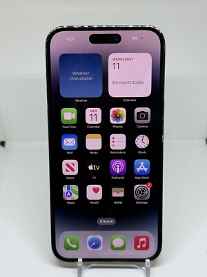 Apple iPhone 14 Pro Max - 128 GB - Black (Unlocked) *REPLACED SCREEN & CAMERA