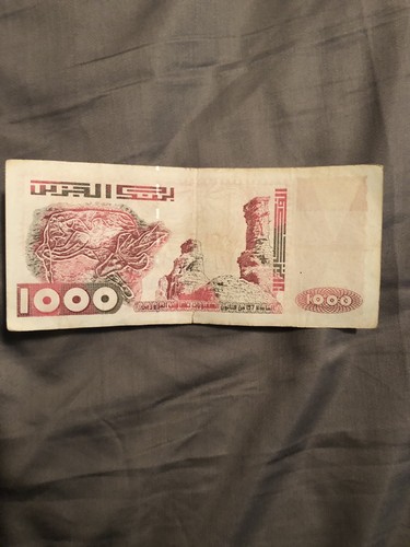 Algerian Dinar 1000
