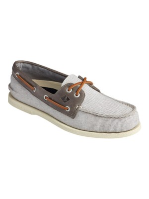 

SPERRY Мужские серые кружевные амортизирующие туфли-лодочки с круглым носком, не оставляющие следов, Серый, STS22453