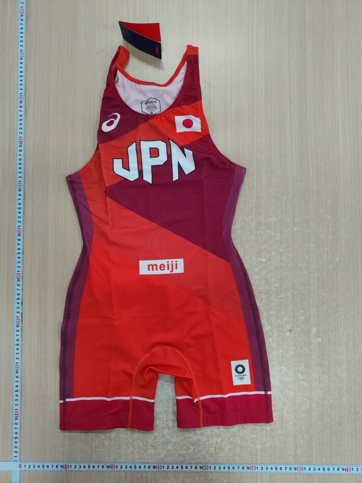 レスリング　日本代表　ジャージ　JAPAN アシックス アシックス レスリング japan 日本代表ジャージ - メルカリ