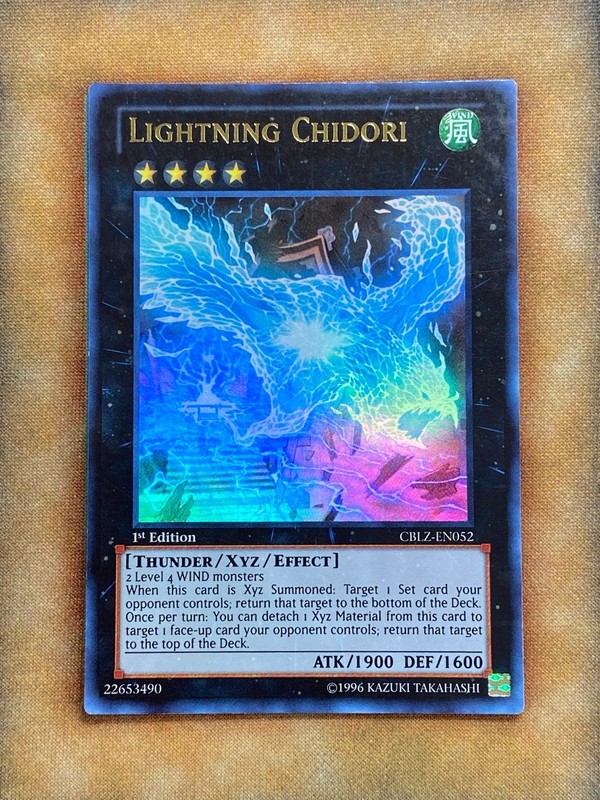 Yugioh Lightning Chidori CBLZ-EN052 Ultra Rare 1st Ed LP | eBay