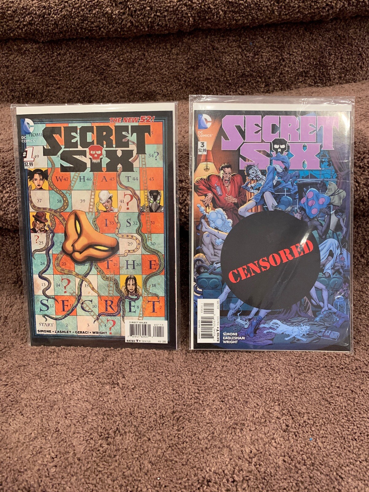 Secret Six #1 3 2015 New 52 DC Comics Unread