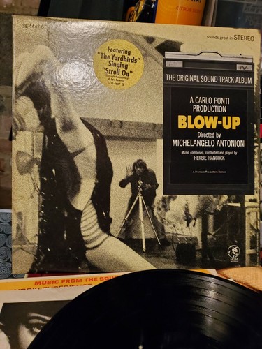 BLOW UP SOUNDTRACK HANCOCK YARDBIRDS Vintage Stereo Mgm