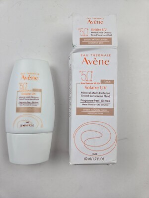 Eau Thermale Avène Solaire UV Mineral Multi-Defense Sunscreen Fluid SPF 50+ -