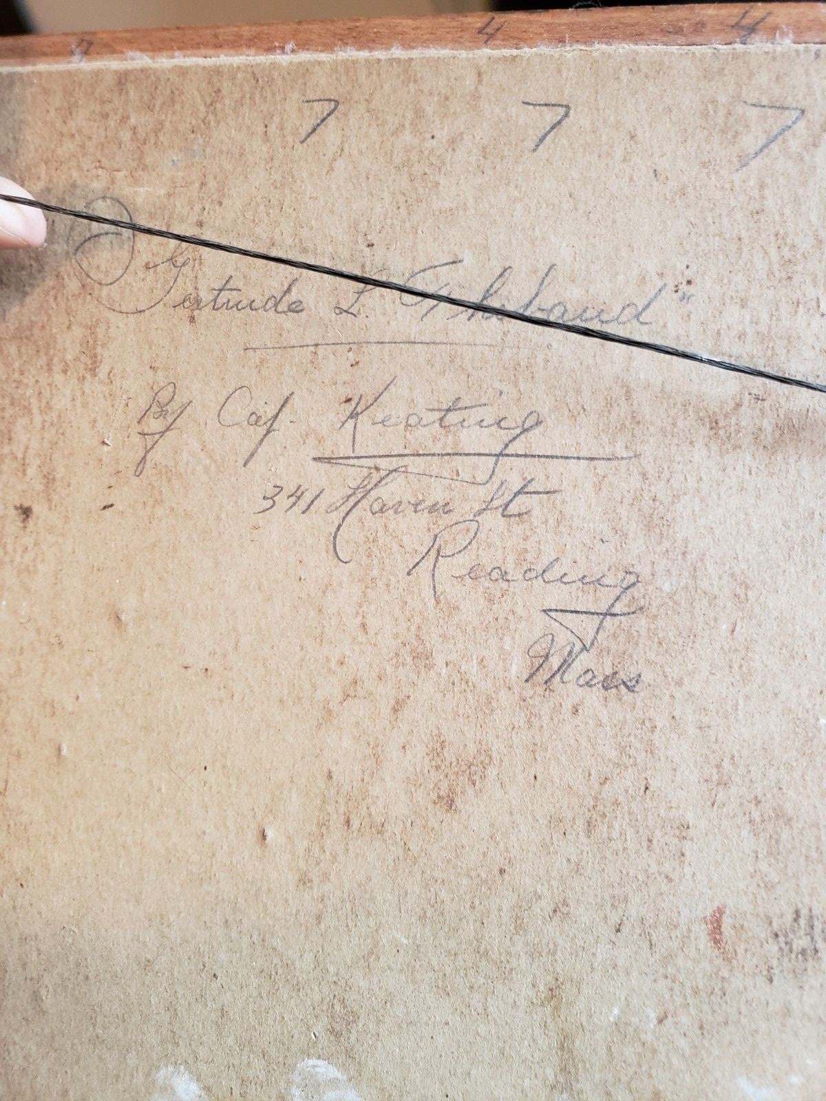 vintage Captain Keating Diorama Shadow Box Ship Art Reading MA 3D